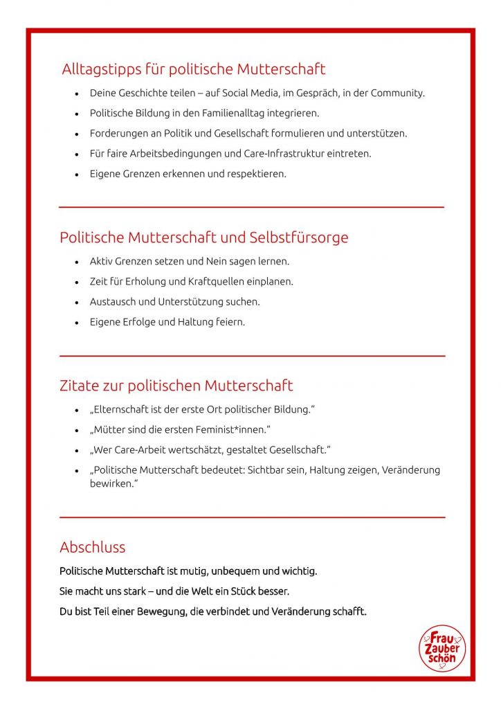 Politische Mutterschaft – Warum Elternsein politisch ist-3