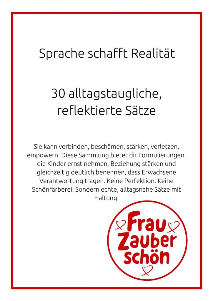 Sprache schafft Realität-1