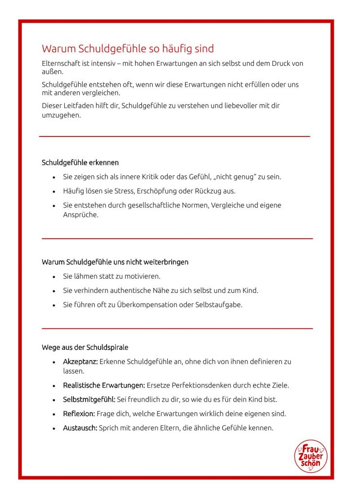 Umgang mit Schuldgefühlen in der Elternschaft-2